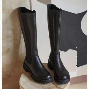 Knee High Chelsea Boots